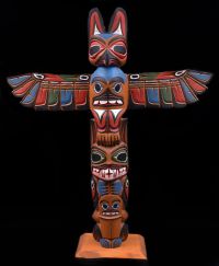 RAVEN BEAR TOTEM